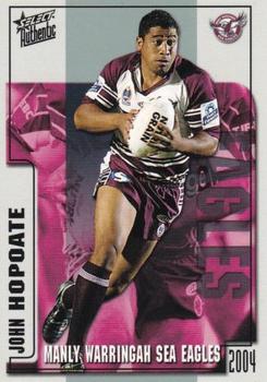 2004 Select Authentic #80 John Hopoate Front